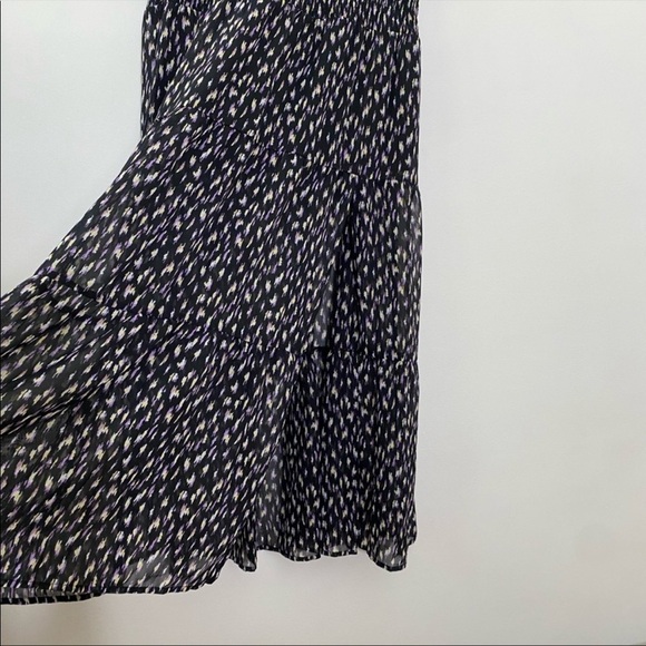 Code x Mode Boho Semi Sheer Contemporary Print Maxi Skirt - Picture 8 of 8